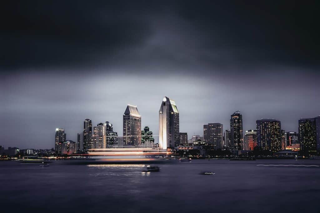 buildings in a city