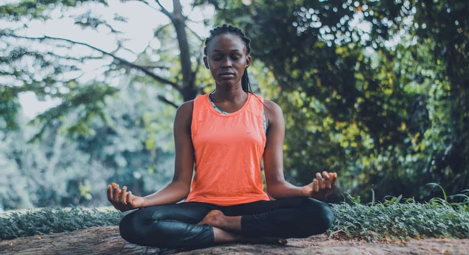 woman doing outdoor therapy