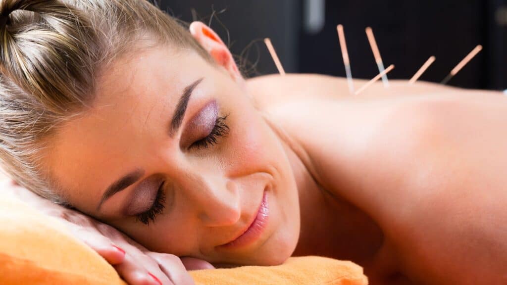 woman smiling on her therapy