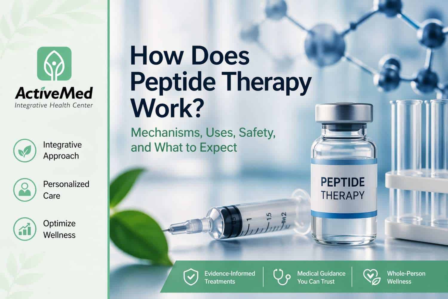 How Does Peptide Therapy Work? Mechanisms, Uses, Safety, and What to Expect