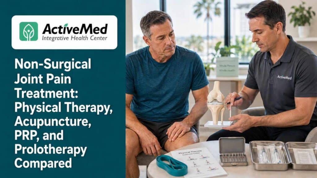 Non-Surgical Joint Pain Treatment: Physical Therapy, Acupuncture, PRP, and Prolotherapy Compared