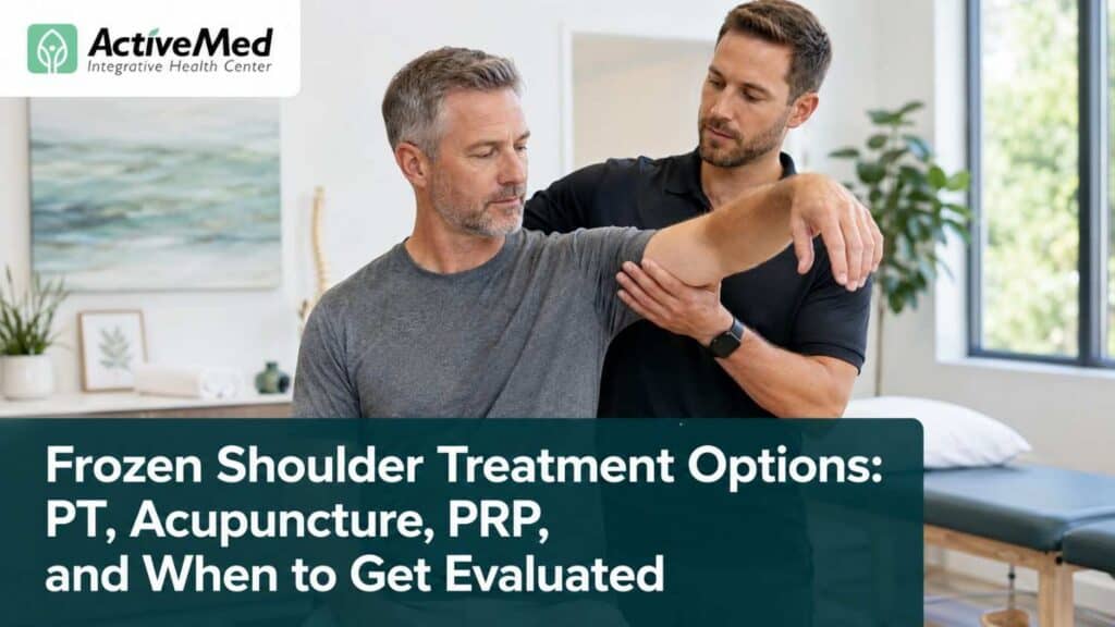 Frozen Shoulder Treatment Options: PT, Acupuncture, PRP, and When to Get Evaluated