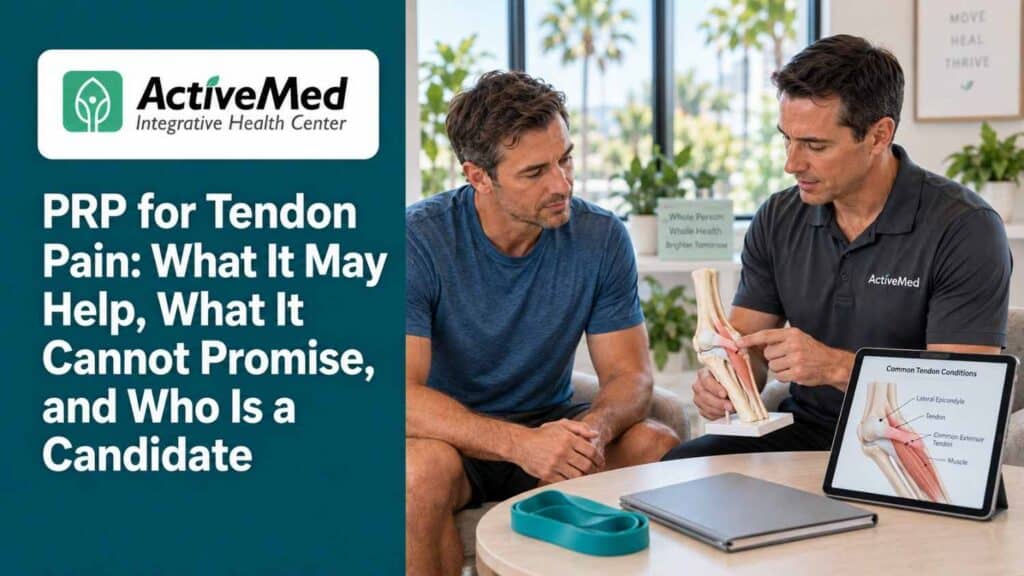 PRP for Tendon Pain: What It May Help, What It Cannot Promise, and Who Is a Candidate