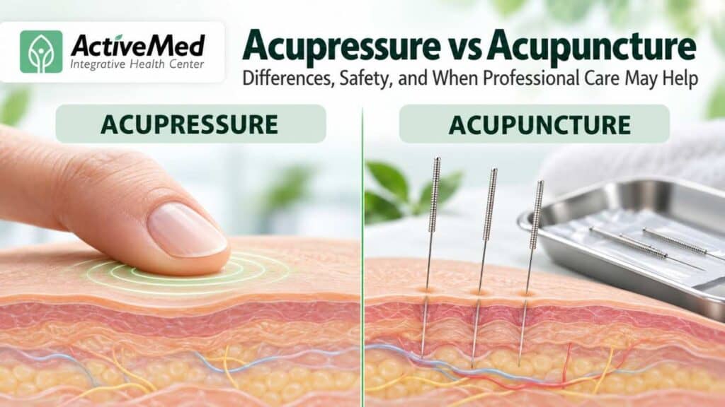 Acupressure vs Acupuncture: Differences, Safety, and When Professional Care May Help